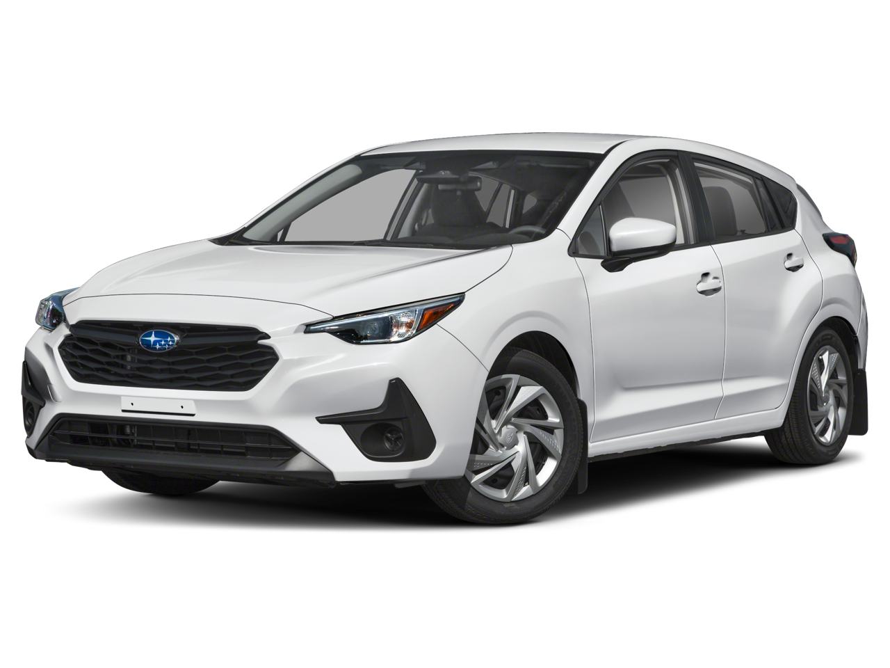 2024 Subaru Impreza AWD in Crystal Black Silica — front three-quarter view