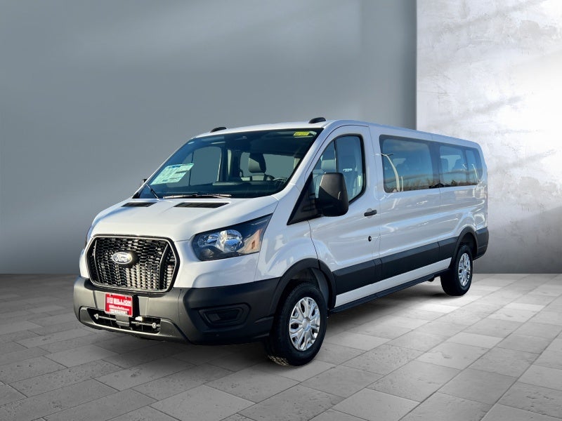 2026 Ford Transit Passenger Wagon XL in Oxford White — front three-quarter view