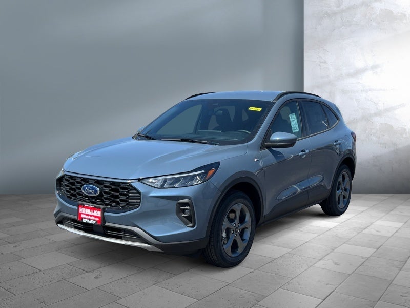2026 Ford Escape ST-Line Select in Vapor Blue Metallic — front three-quarter view