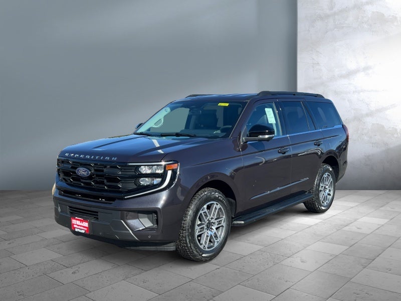 2026 Ford Expedition Active in Dark Matter Gray Metallic — front three-quarter view