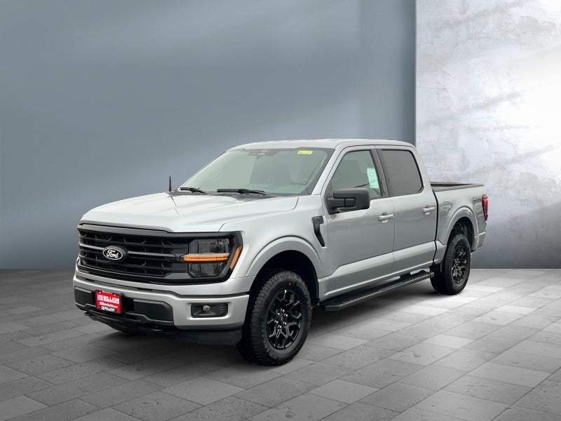 2026 Ford F-150 XLT in Iconic Silver Metallic — front three-quarter view