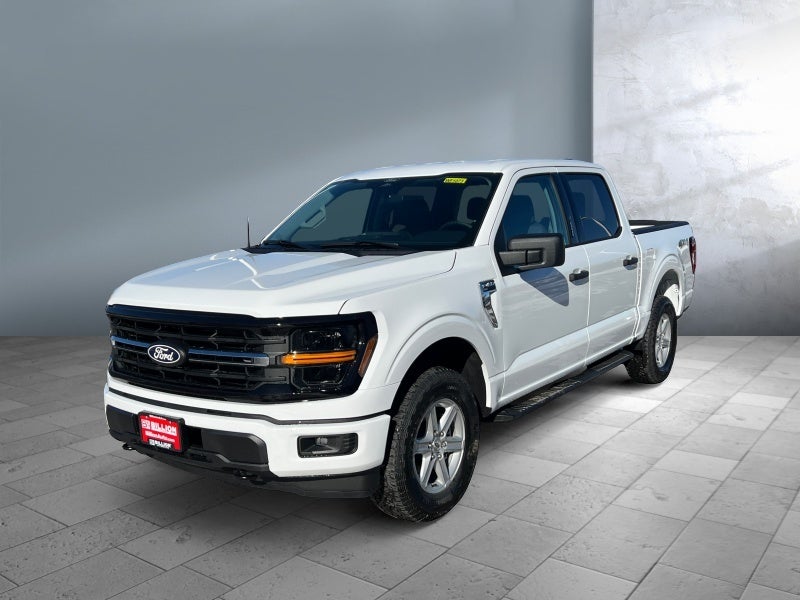 2026 Ford F-150 XLT in Oxford White — front three-quarter view