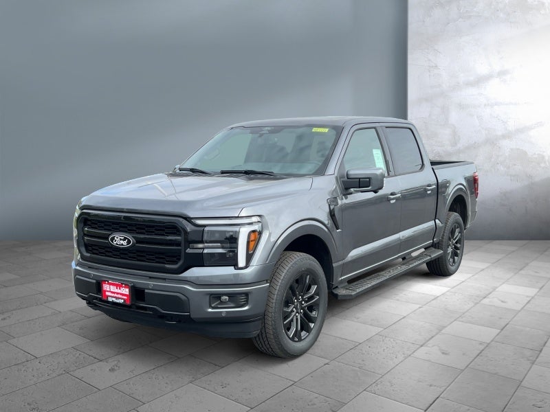 2026 Ford F-150 Lariat in Carbonized Gray Metallic — front three-quarter view