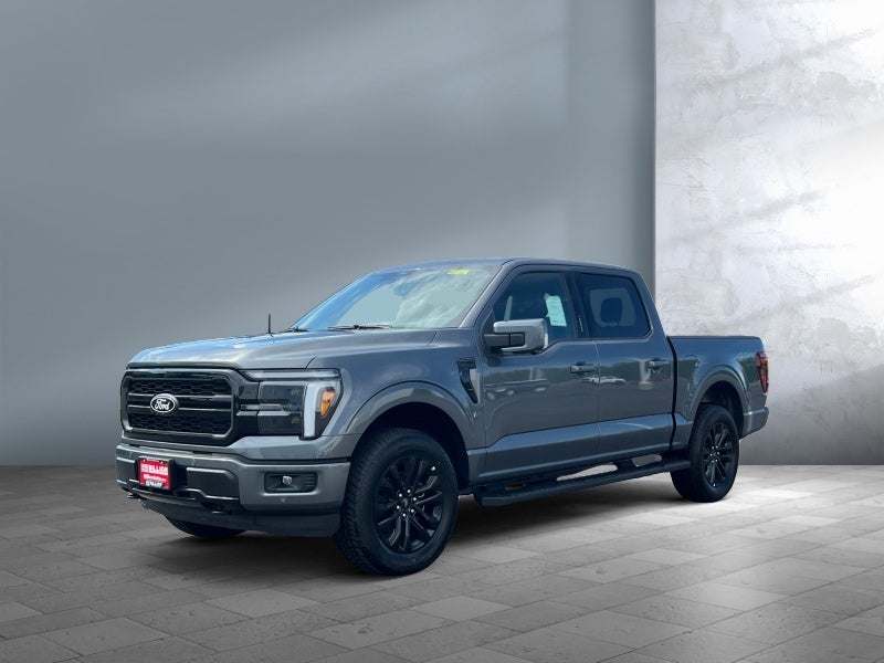 2026 Ford F-150 Lariat in Carbonized Gray Metallic — front three-quarter view
