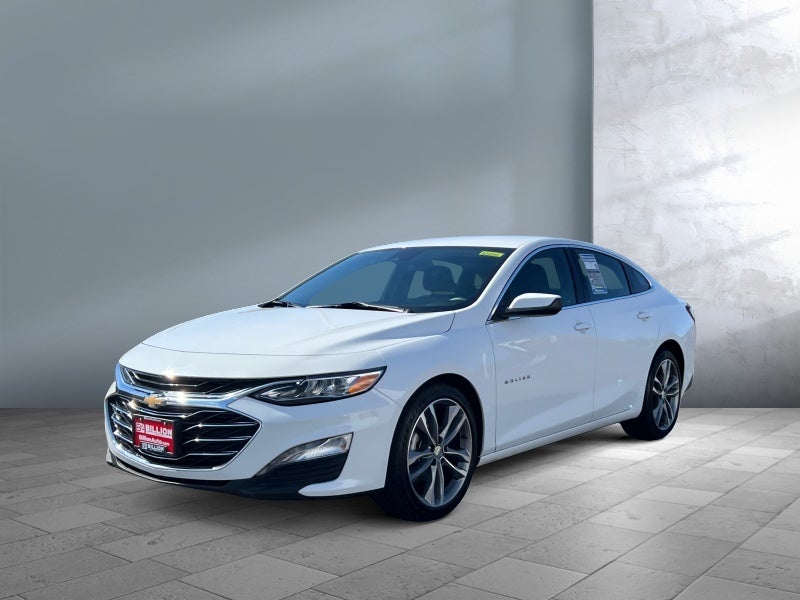 2024 Chevrolet Malibu LT in Summit White — front three-quarter view