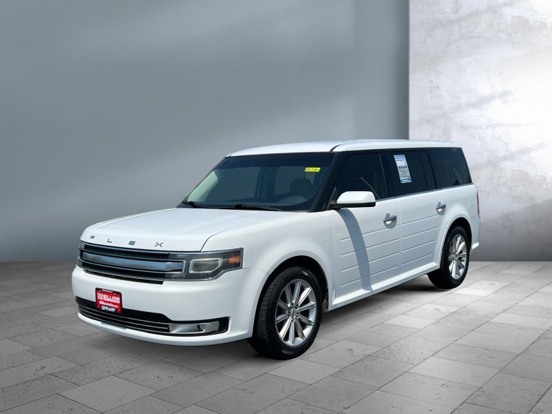 2018 Ford Flex Limited in Oxford White — front three-quarter view