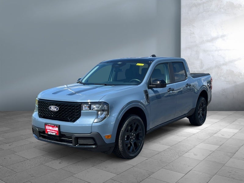 2026 Ford Maverick XLT in Azure Gray Metallic Tri-Coat — front three-quarter view