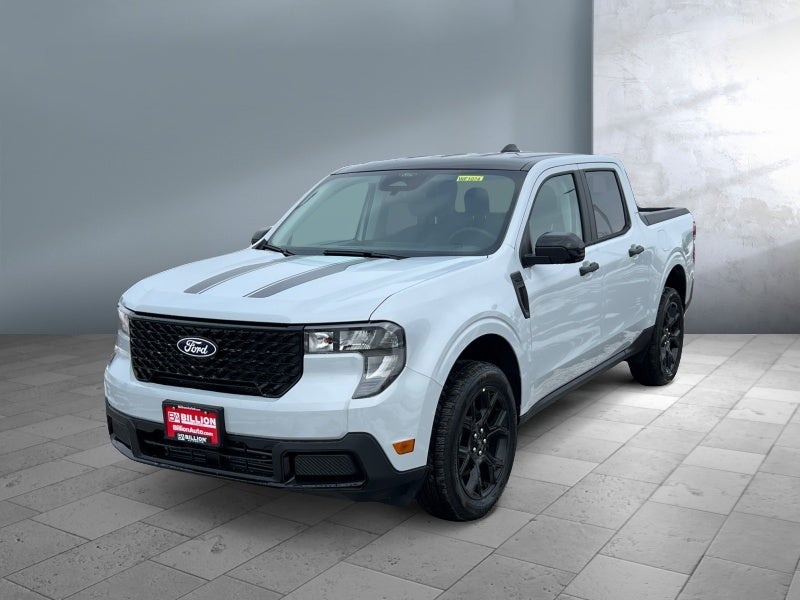2026 Ford Maverick XLT in Space White Metallic — front three-quarter view