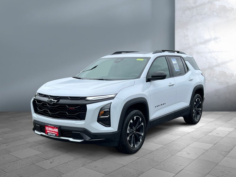 2026 Chevrolet Equinox AWD RS in Polar White Tricoat — front three-quarter view